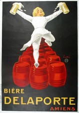 AFFICHE POSTER BIERE DELAPORTE AMIENS