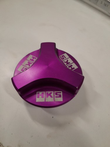 Hks purple oil filler cap - purple,