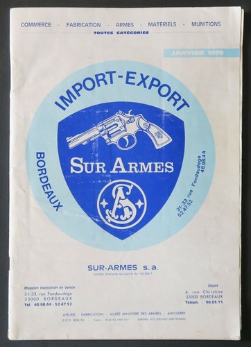 Catalogue 1978 sur armes - 1978, sur-armes
