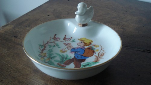 Belle assiette bouillie - assiette, à