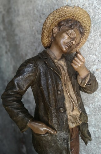 Goldscheider belle statue - goldscheider,