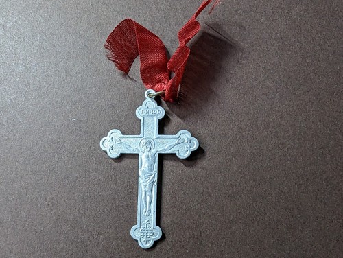 Médaille croix alu - croix, en