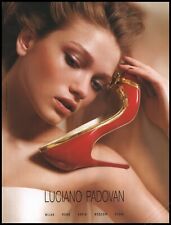 High Heels Luciano Padovan Magazine Print Ad Women Fashion shoes 2007-1pg