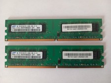 RAM DDR2 2x 2 Gb - 2Rx8 PC2-6400U-666-12-E3 Samsung M378T5663QZ3-CF7
