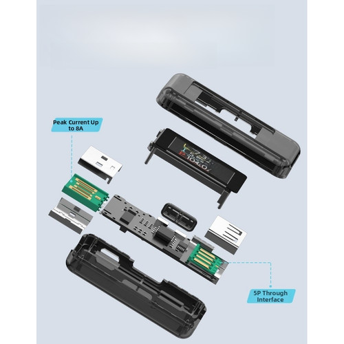 Tensionmètre usb courant noir - tensionmètre,