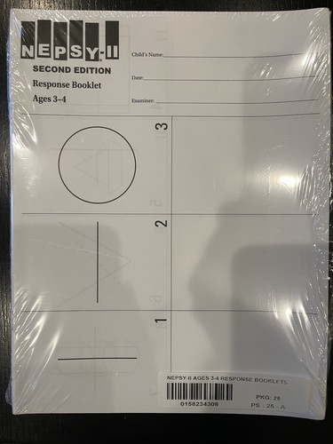 Nepsy response booklets - nepsy-ii,