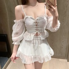 Femme Maillot de Bain Lacet