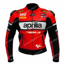 APRILIA Veste en Cuir Motard