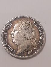 LOUIS XVIII - 1/2 FRANC ARGENT