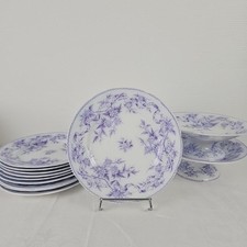 Exceptionnel Service À Dessert En Porcelaine De Fismes Vernon 1856-1859