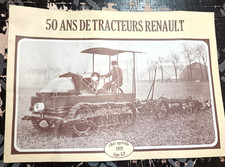 AGRICULTURE TRACTEUR BROCHURE PUB 50 ANS DE TRACTEURS RENAULT 1969