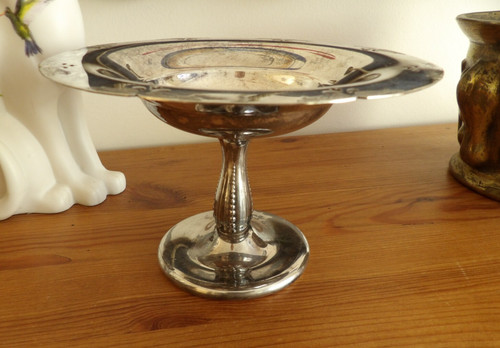 Coupe métal argenté - métal, deco