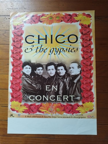 Affiche concert chico the - &,