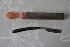 Rasoir avec son cuir à