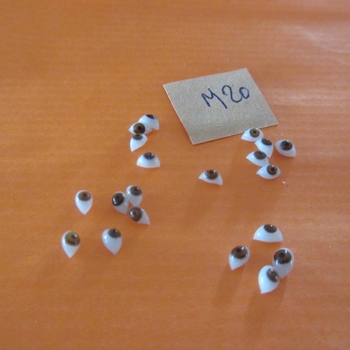 Lot m20 yeux anciens en - lot,