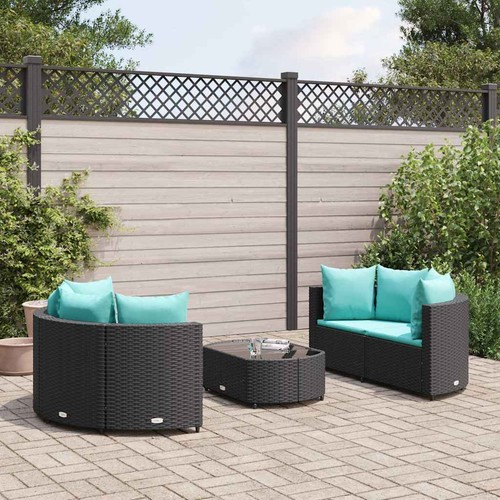 Salon jardin avec coussins - salon,