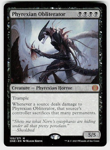Phyrexian obliterator - obliterator, m