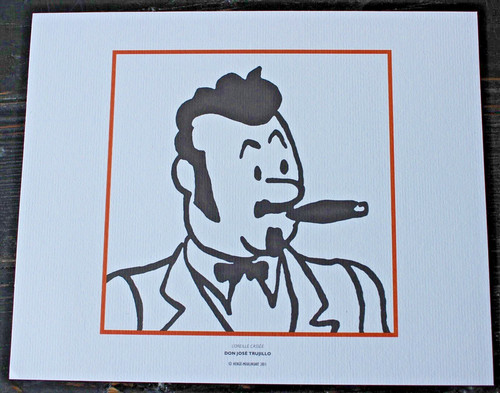 Litho tintin extrait - litho, de