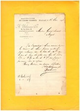 MONTREUIL-sous-BOIS (93) USINE TANNERIE / PEAUX de CHEVRES CUIRS "UHLEMANN" 1904