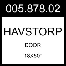 IKEA HAVSTORP Door Light Gray