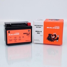 Batterie SLA Malossi pour Scooter Benelli 50 Pepe Classic 2012 à 2016 YB4L-B Gel