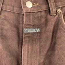 Marithe+Francois Girbaud Taille 31 Pantalons Casual En Coton Marron À 5 Poches