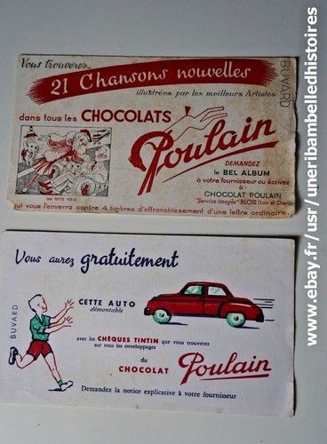Lot anciens buvards - de,