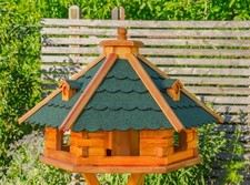 Énorme XXL Nichoir Villa / à Oiseaux Mangeoire 67x45cm Toit V18gXXL