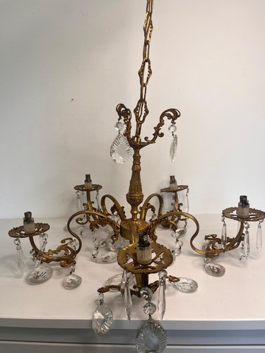 Lustre ancien feux style - lustre,