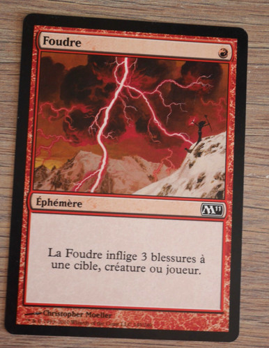 Carte magic foudre - carte,