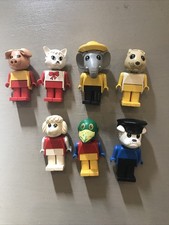 LEGO VINTAGE lot de 7 personnages  Fabuland