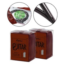 Cordes guitare classique Orphee série NX fil plaqué argent nylon 6 cordes noir