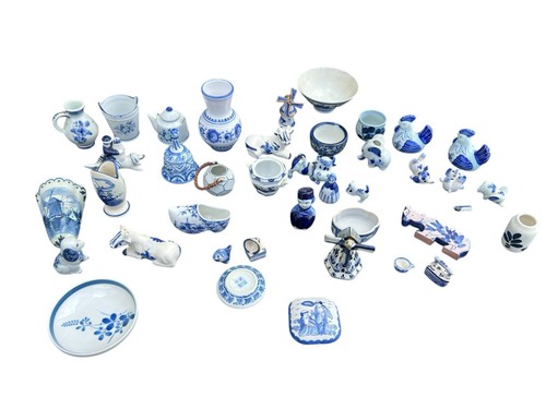 Vintage dutch delft blue - delft, &