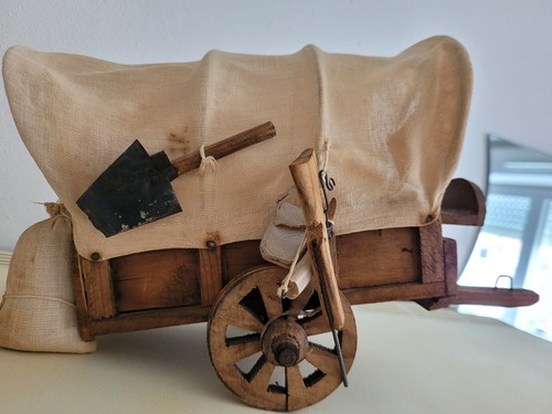 Ancien chariot bache - , western
