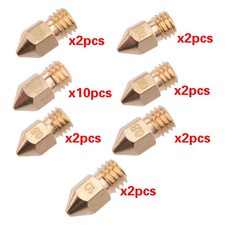 44x MK8 Copper Extruder Nozzle