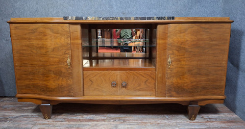 Buffet art déco placage - buffet,