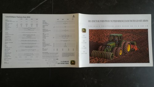 Brochure tracteur john deere - brochure,