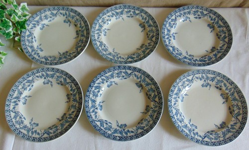 Assiettes faience terre de - 6,