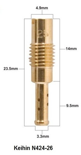 Keihin slow speed nozzle - slow,