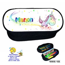  trousse à crayons licorne