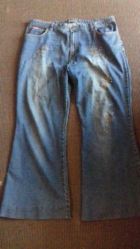 Jeans pattes eph fleurs - jeans,