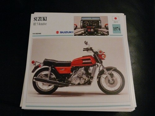 Fiche card cartonnée moto - card,