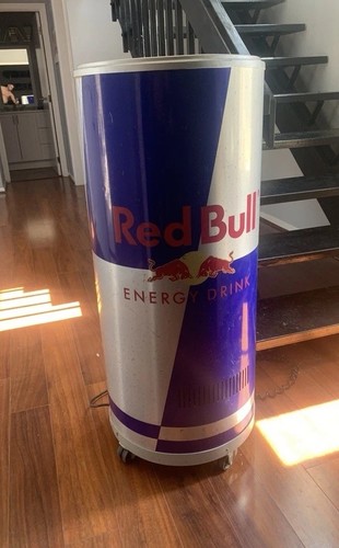 Red bull electric can cooler - red,