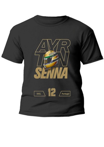 Tee shirt ayrton - senna, 100%