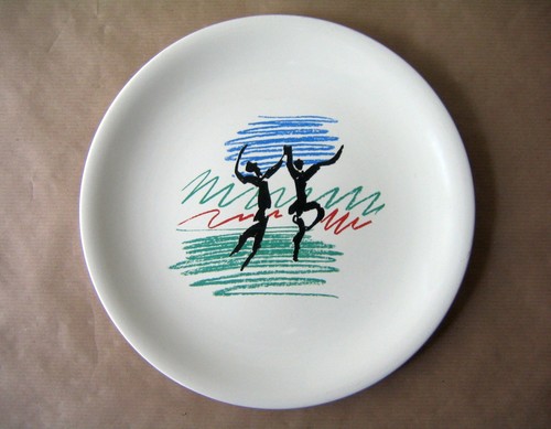 Belle assiette décorative - belle,