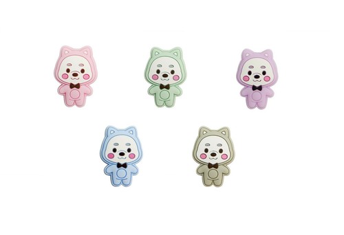 Perle silicone petit ourson - perle,