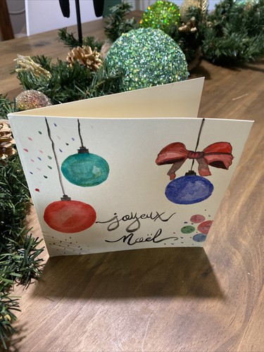Carte postale joyeux noel - joyeux,