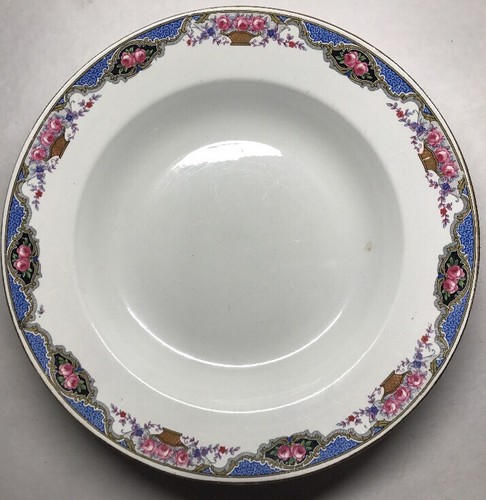 Lot deep plates - deep, signed