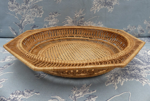 Corbeille ancienne osier - ancienne,