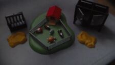 Playmobil enclos cochons d'inde, clapier à lapins, cage, litière, nid, foins
